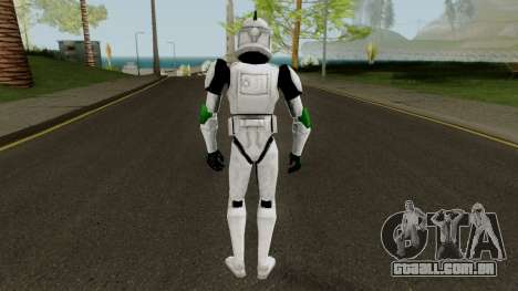 Clone Trooper Green (Star Wars The Clone Wars) para GTA San Andreas