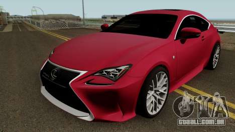 Lexus RC350 Coupe 2015 para GTA San Andreas