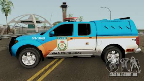 Nissan Frontier PMERJ BPVE 2013 para GTA San Andreas