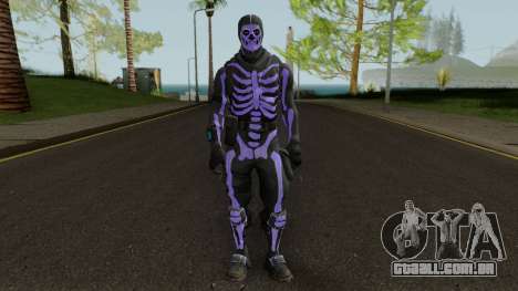 Purple Skull Trooper Style Fortnite para GTA San Andreas