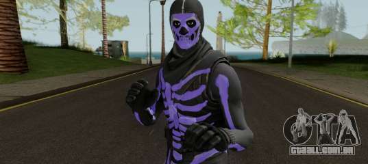 Purple Skull Trooper Style Fortnite para GTA San Andreas - 537 x 240 jpeg 16kB