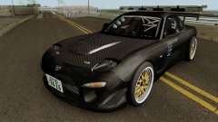 Mazda RX-7 FD3s Touge Warior - Black Brother para GTA San Andreas