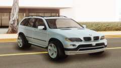 BMW X5 White Stock para GTA San Andreas