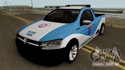 Volkswagen Saveiro G7 ROBUST PMBA Ronda Escolar para GTA San Andreas