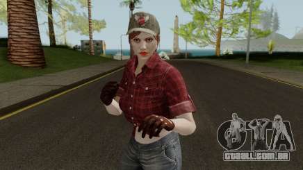 GTA Online Random Skin 13 Misty from BOII Zombie para GTA San Andreas