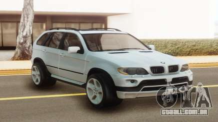 BMW X5 White Stock para GTA San Andreas