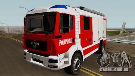 MAN TGA Pompierii (Romanian Firetruck) 2010 para GTA San Andreas