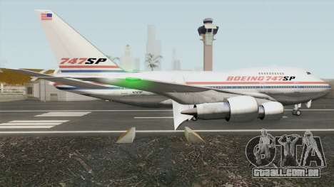 Boeing 747SP para GTA San Andreas