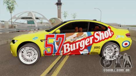 BMW M3 E92 Burgershot 2007 para GTA San Andreas