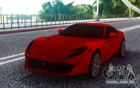 Ferrari 812 Superfast para GTA San Andreas