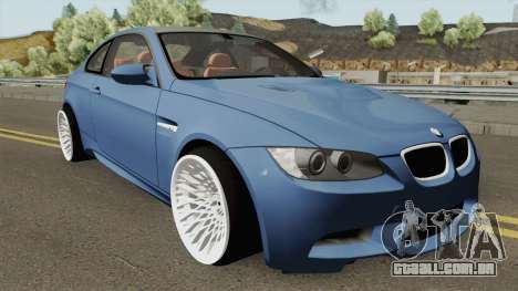 BMW M3 E92 HQ para GTA San Andreas