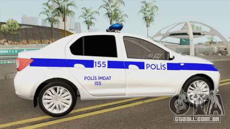 A Polícia Turca Carro Renault Logan para GTA San Andreas