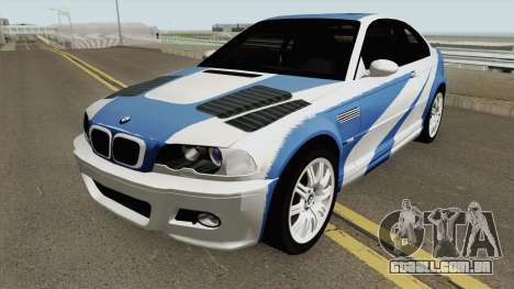 BMW M3 E46 (Fully Tunable and Paintjobs) 2004 v1 para GTA San Andreas