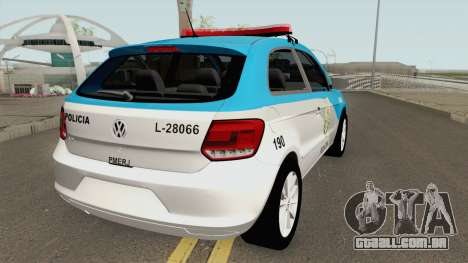 Volkswagen Gol G6 PMERJ para GTA San Andreas