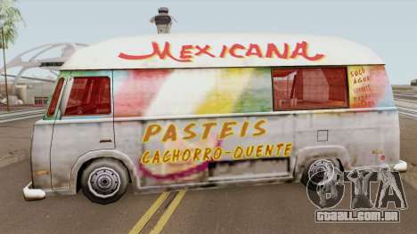Hotdog Van Lanche Mexicana para GTA San Andreas