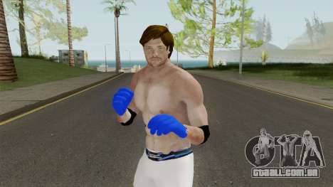 AJ Style Without Vest para GTA San Andreas