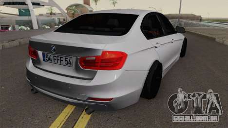 BMW F30 i335 para GTA San Andreas