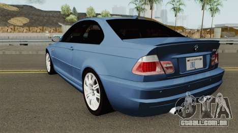 BMW M3 E46 (Fully Tunable and Paintjobs) 2004 v1 para GTA San Andreas