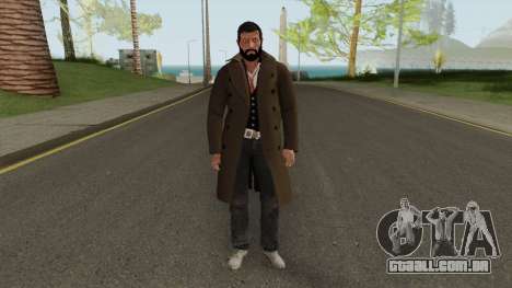 Edward Pierce from Call of Cthulhu With Coat para GTA San Andreas