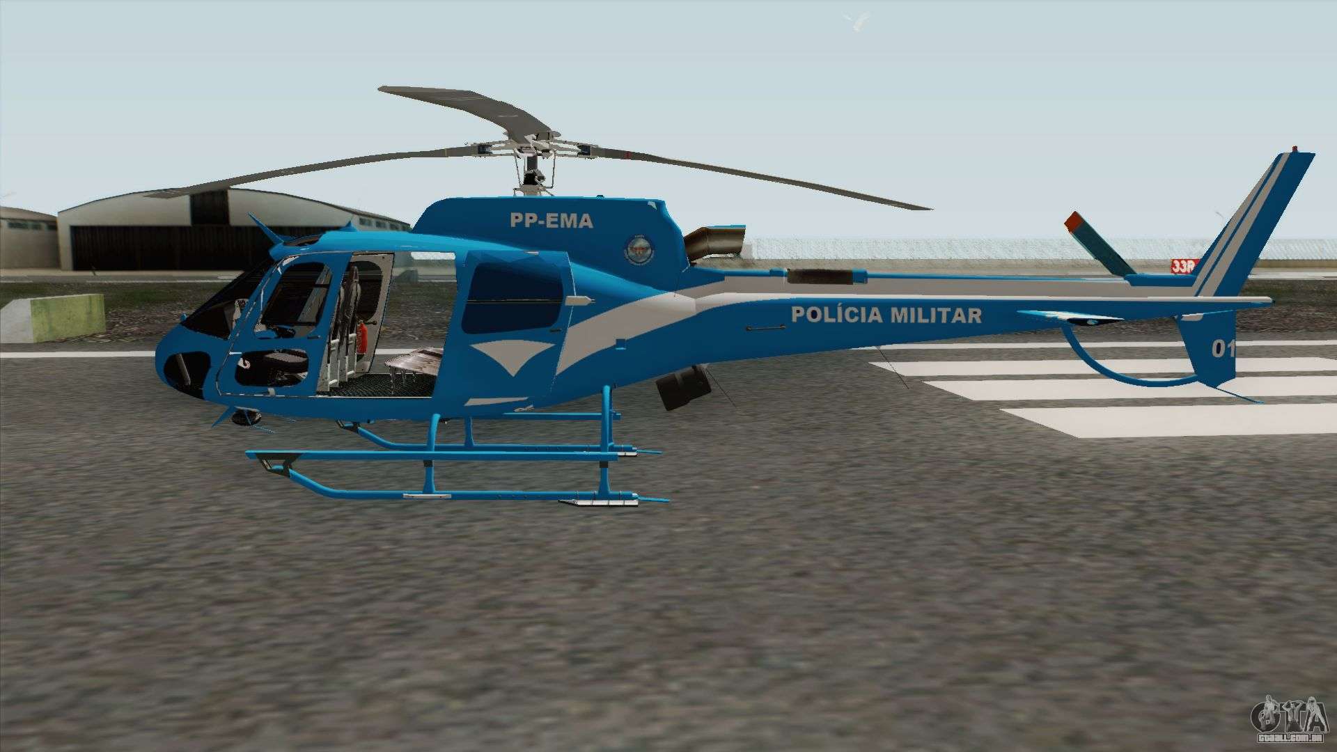 Helicóptero do Exército Brasileiro GTA SA PC/Android 