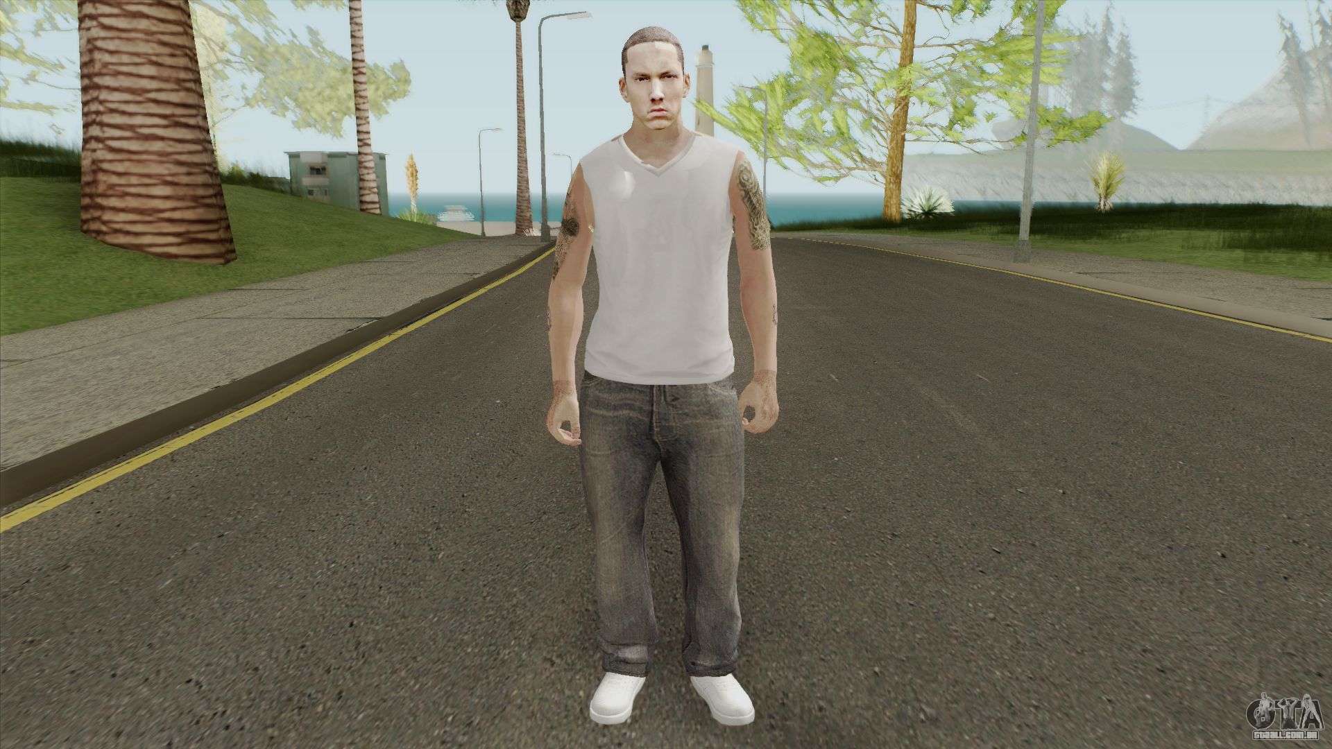 Eminem Skin Hq Para Gta San Andreas