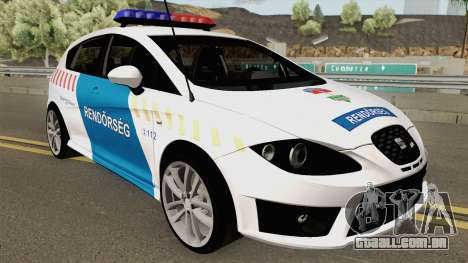 Seat Leon Cupra Magyar Rendorseg (Fixed) para GTA San Andreas