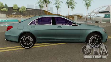 Mercedes-Benz S63 W222 2018 para GTA San Andreas