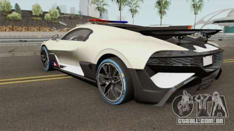 Bugatti Divo 2019 Police Prototype para GTA San Andreas