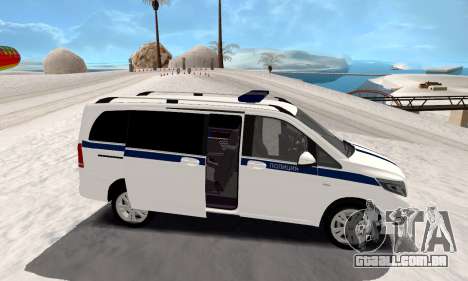 Mercedes-Benz Vito Polícia para GTA San Andreas
