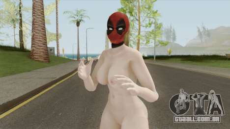 Honoka Nude Cosplay Lady Deadpool para GTA San Andreas