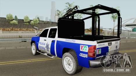 Chevrolet Silverado Policia Estatal Tamaulipas para GTA San Andreas
