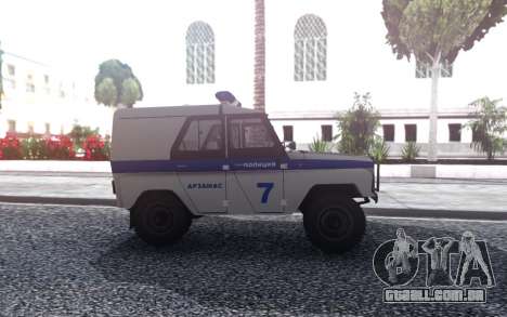 UAZ 31512 Polícia para GTA San Andreas