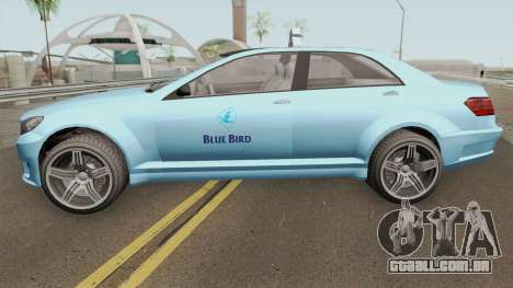 Benefactor Schafter Blue Bird Taxi GTA V para GTA San Andreas