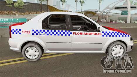 Renault Logan Taxi Florianopolis para GTA San Andreas