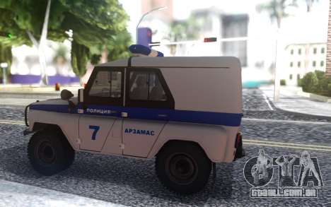 UAZ 31512 Polícia para GTA San Andreas