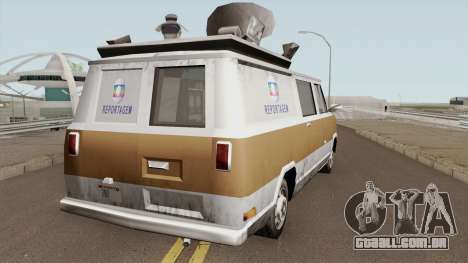 Newsvan Van Reportagem (Emissoras BR) TCGTABR para GTA San Andreas