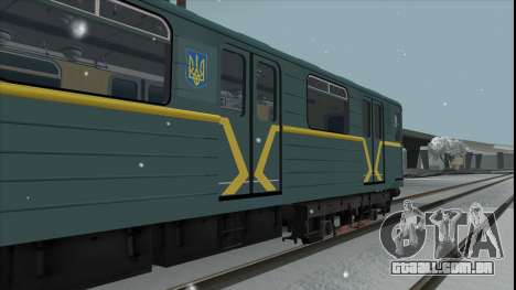 Metrovagon Ема502 7182 Kiev para GTA San Andreas