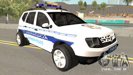 Dacia Duster Serbian Border Police para GTA San Andreas