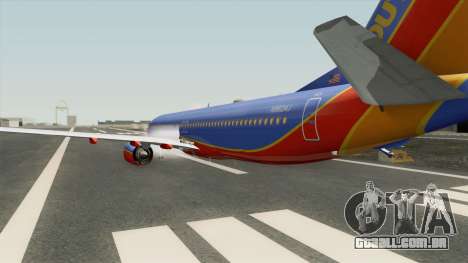 Boeing 737-800 Southwest Airlines (Canyon Blue) para GTA San Andreas