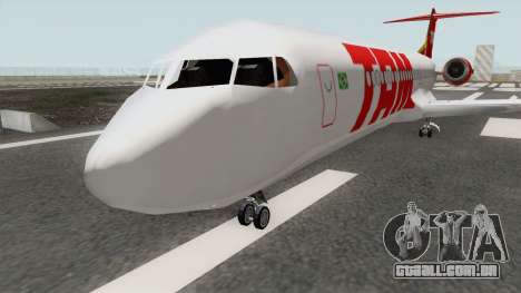 Fokker 100 TAM Airlines para GTA San Andreas