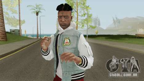 Skin Random 124 (Outfit XXXTenatcion) para GTA San Andreas