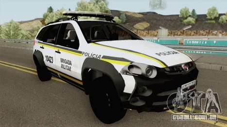 Fiat Palio Weekend Brazilian Police (White) para GTA San Andreas