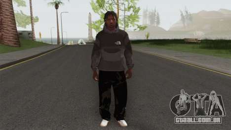 The North Face Black Guy para GTA San Andreas