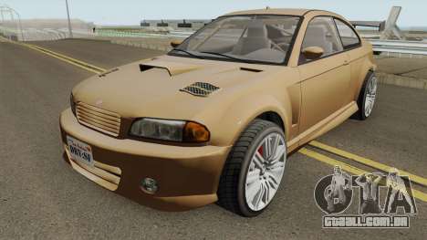 Ubermacht Sentinel Custom GTA V para GTA San Andreas