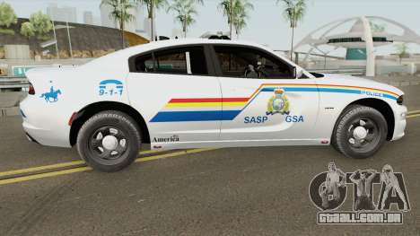Dodge Charger 2015 SASP RCMP para GTA San Andreas