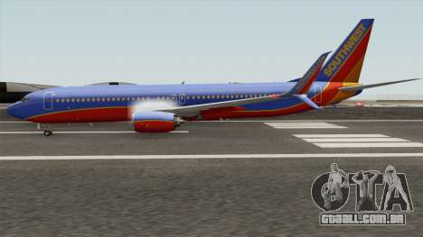 Boeing 737-800 Southwest Airlines (Canyon Blue) para GTA San Andreas