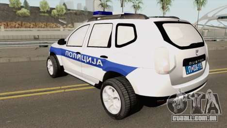 Dacia Duster Serbian Police para GTA San Andreas