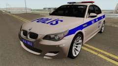 A polícia turca carro BMW M5 E60 para GTA San Andreas