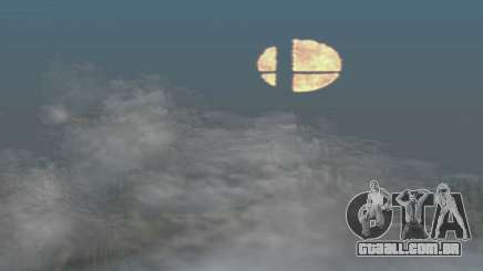 Smash Ball On Fire In The Night Sky para GTA San Andreas