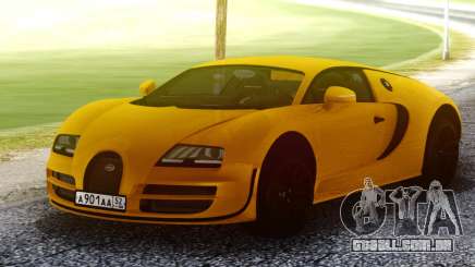 Bugatti Veyron Yellow para GTA San Andreas
